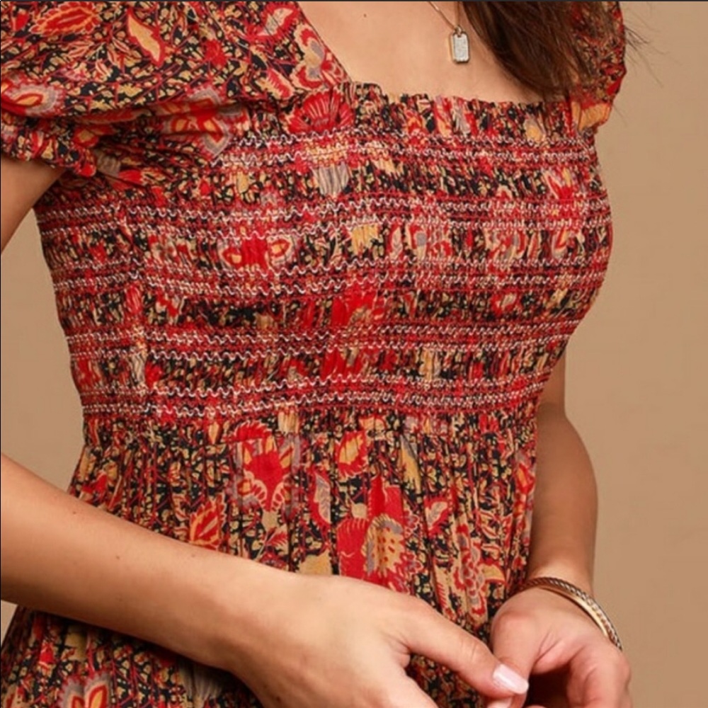 New Free People maxi dress SZ L